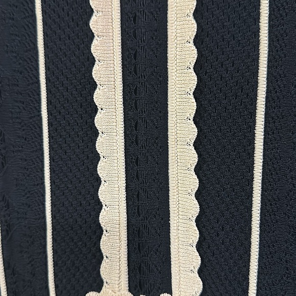 Sandro New Court Style Striped Elegant Knitted Dress FINAL SALE - Picture 11 of 12